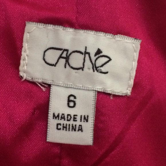 Cache Strapless Fuchsia Dress - Picture 6 of 8